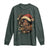Funny African American Christmas Long Sleeve Shirt Ain't Nothing But A Christmas Party Santa Black Melanin Girl TS11 Dark Forest Green Print Your Wear