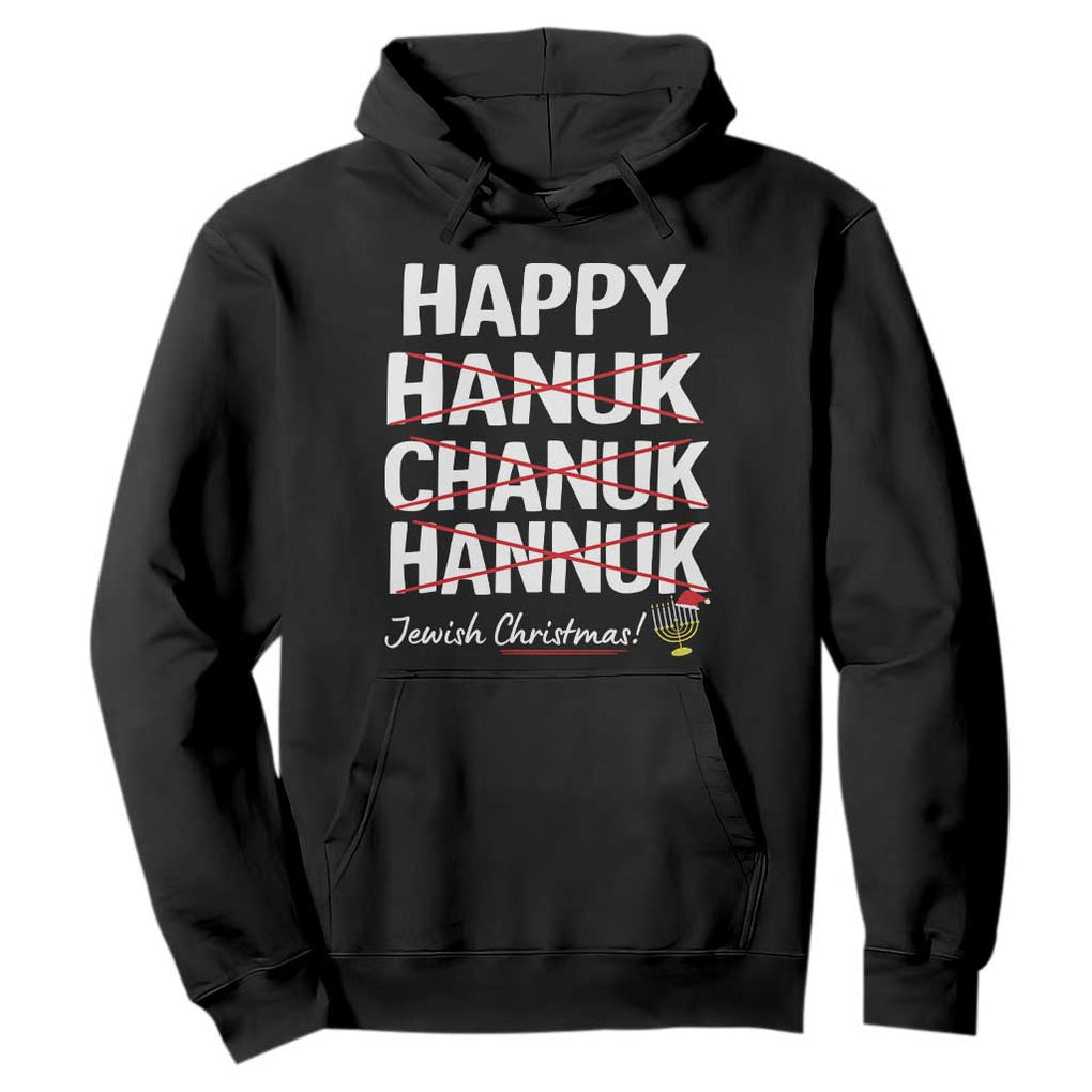 Funny Hanukkah Hoodie Happy Hanuk Chanuk Hannuk Jewish Christmas Menorah TS11 Black Print Your Wear