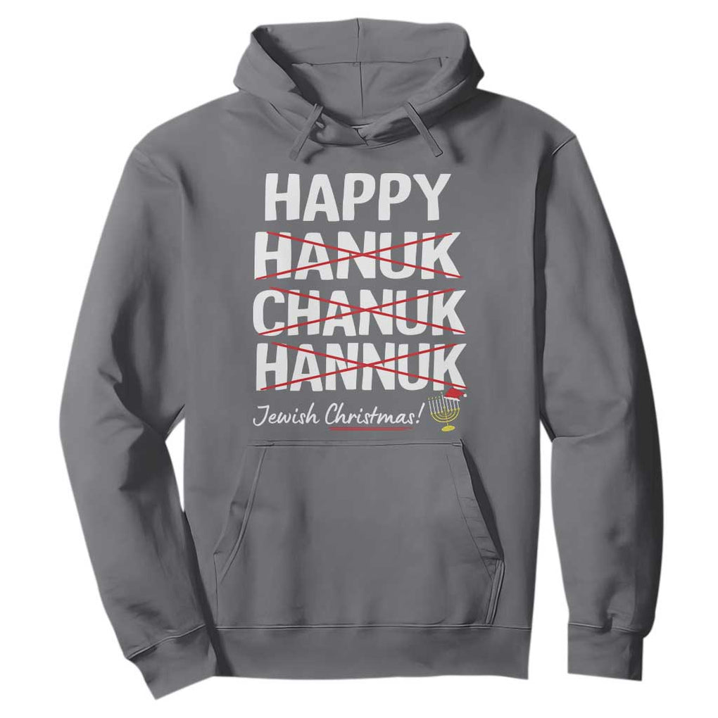 Funny Hanukkah Hoodie Happy Hanuk Chanuk Hannuk Jewish Christmas Menorah TS11 Charcoal Print Your Wear