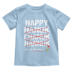 Funny Hanukkah Toddler T Shirt Happy Hanuk Chanuk Hannuk Jewish Christmas Menorah TS11 Light Blue Print Your Wear