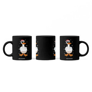Funny Christmas Offensive Rude Duck Coffee Mug I Dont Give A Duck Middle Finger Xmas TS11 Print Your Wear