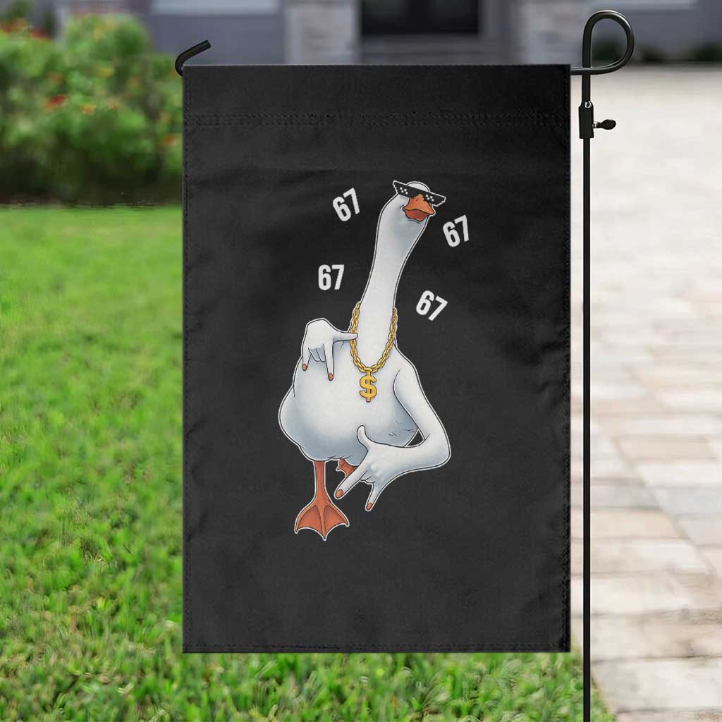 Funny 67 Cool Silly Goose Hip Hop Gangster Garden Flag TS11 Print Your Wear