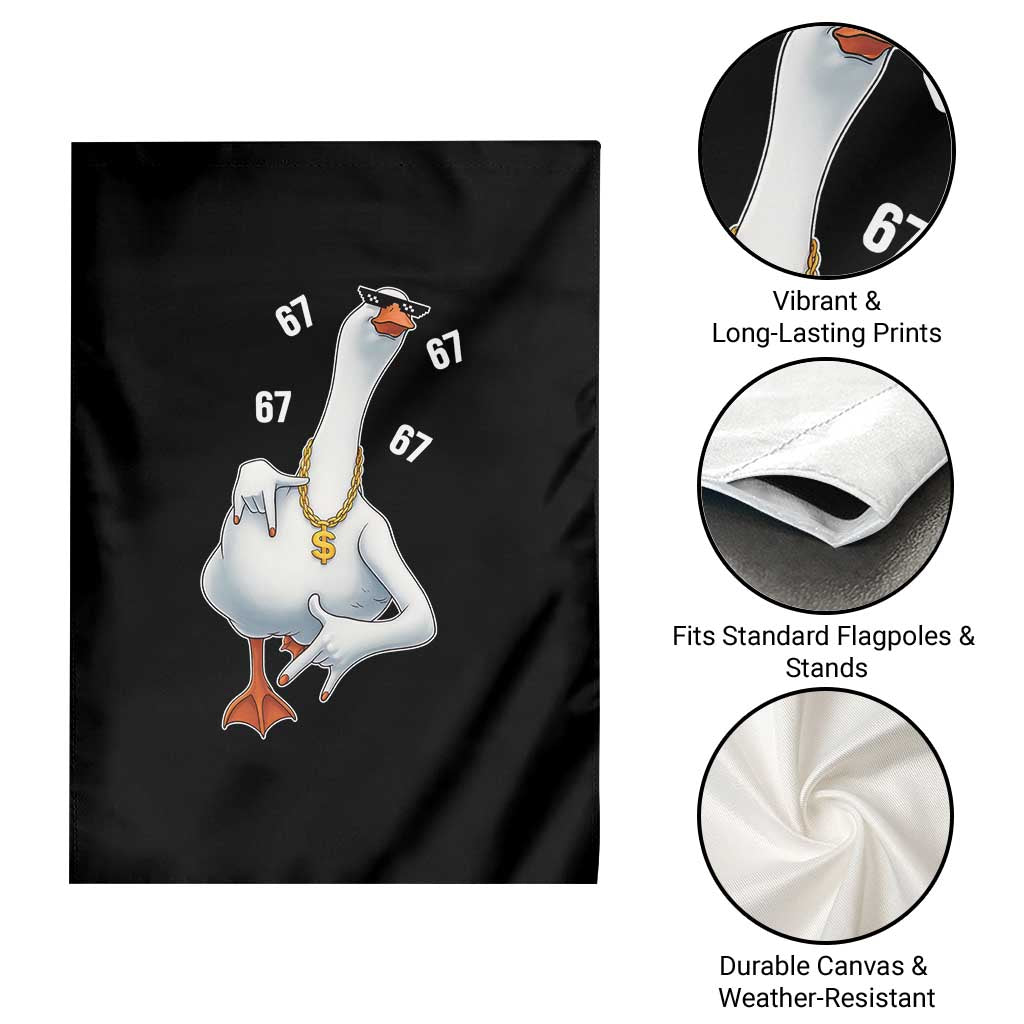 Funny 67 Cool Silly Goose Hip Hop Gangster Garden Flag TS11 Print Your Wear