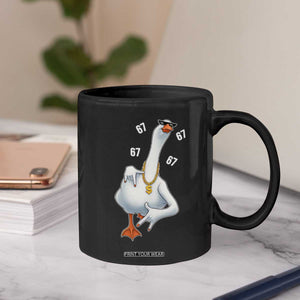 Funny 67 Cool Silly Goose Hip Hop Gangster Coffee Mug TS11 Print Your Wear