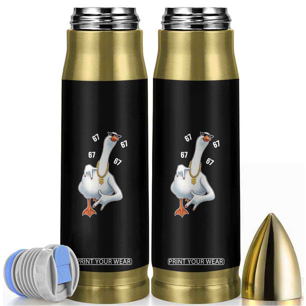 Funny 67 Cool Silly Goose Hip Hop Gangster Bullet Tumbler TS11 Black Print Your Wear