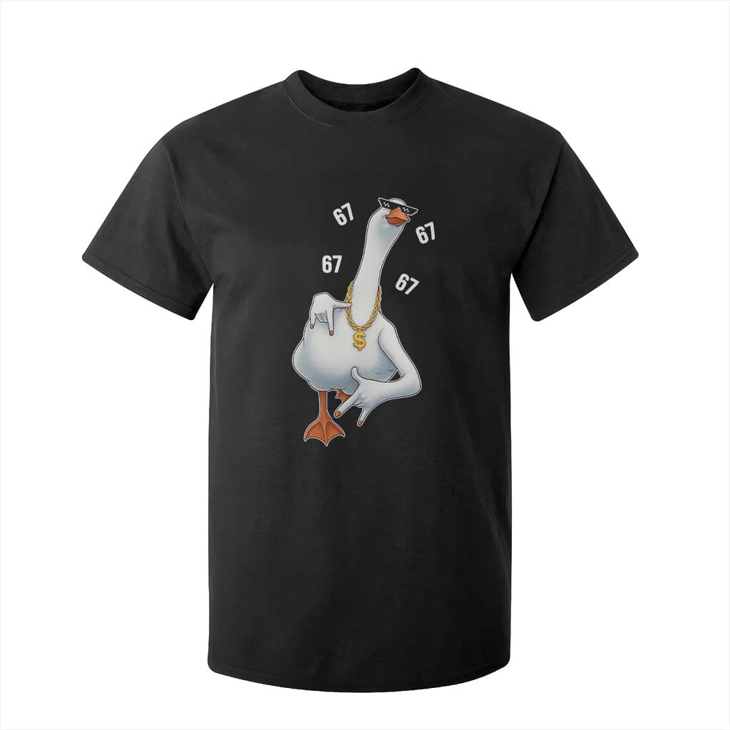 Funny 67 Cool Silly Goose Hip Hop Gangster T Shirt For Kid TS11 Black Print Your Wear