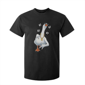 Funny 67 Cool Silly Goose Hip Hop Gangster T Shirt For Kid TS11 Black Print Your Wear