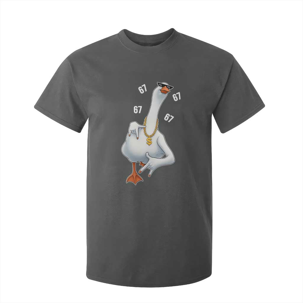 Funny 67 Cool Silly Goose Hip Hop Gangster T Shirt For Kid TS11 Dark Heather Print Your Wear