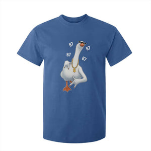 Funny 67 Cool Silly Goose Hip Hop Gangster T Shirt For Kid TS11 Royal Blue Print Your Wear