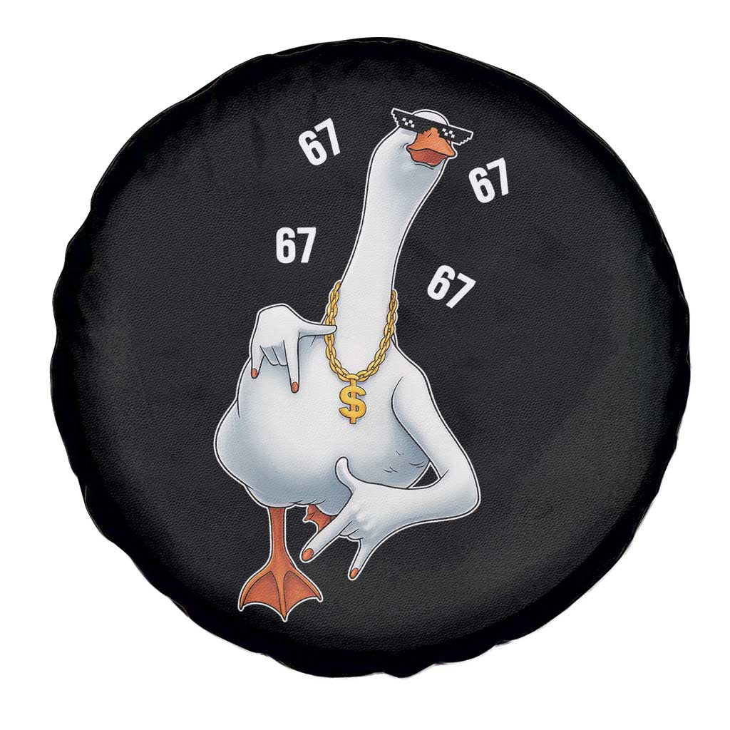 Funny 67 Cool Silly Goose Hip Hop Gangster Spare Tire Cover TS11 Print Your Wear