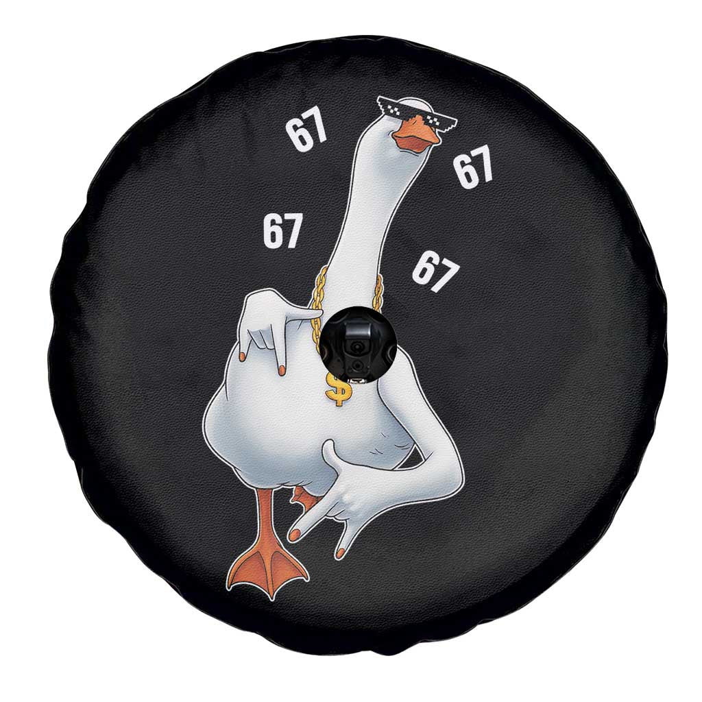 Funny 67 Cool Silly Goose Hip Hop Gangster Spare Tire Cover TS11 Print Your Wear