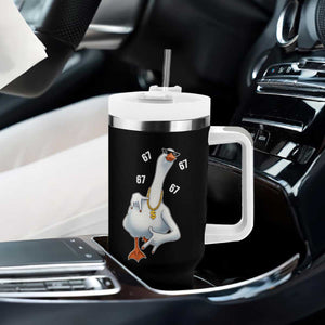 Funny 67 Cool Silly Goose Hip Hop Gangster Tumbler With Handle TS11 Print Your Wear