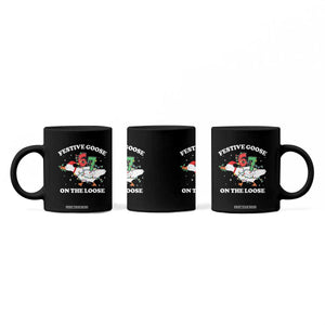 Funny Goose 67 Christmas Coffee Mug Festive Goose On The Loose Six Seven Meme TS11 Print Your Wear