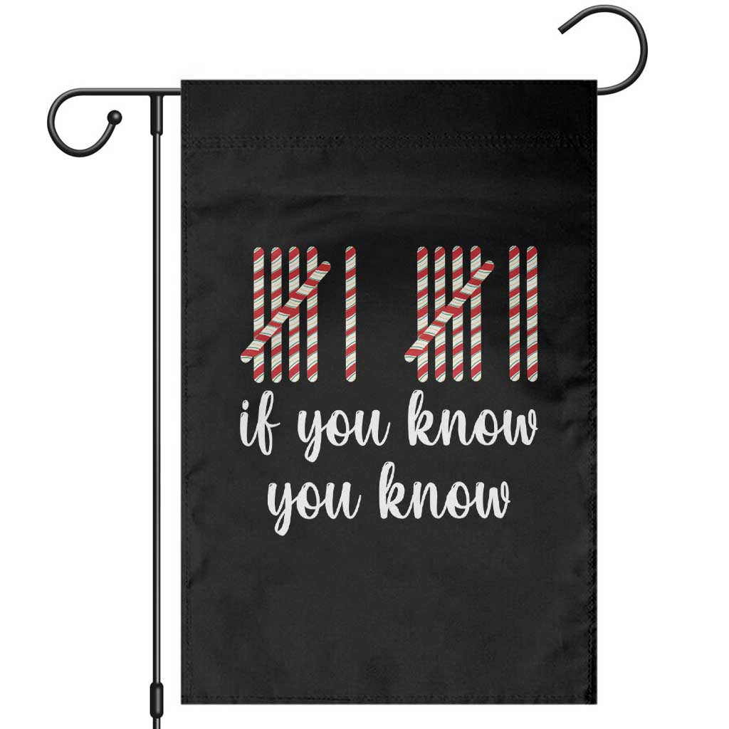 Funny 67 Christmas Garden Flag If You Know You Know Six Seven Meme Canday Cane TS11 Black Print Your Wear