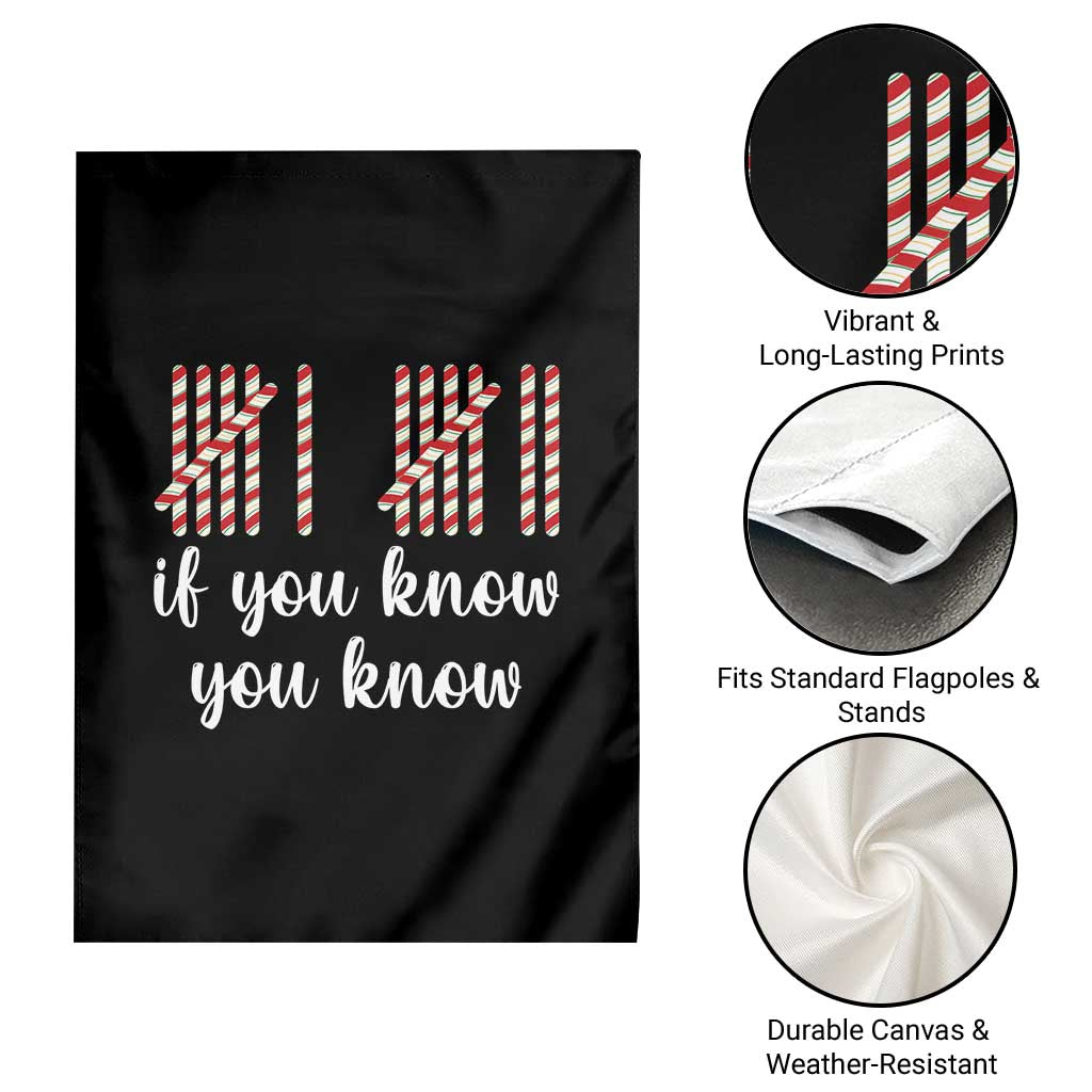 Funny 67 Christmas Garden Flag If You Know You Know Six Seven Meme Canday Cane TS11 Print Your Wear