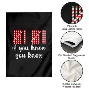 Funny 67 Christmas Garden Flag If You Know You Know Six Seven Meme Canday Cane TS11 Print Your Wear