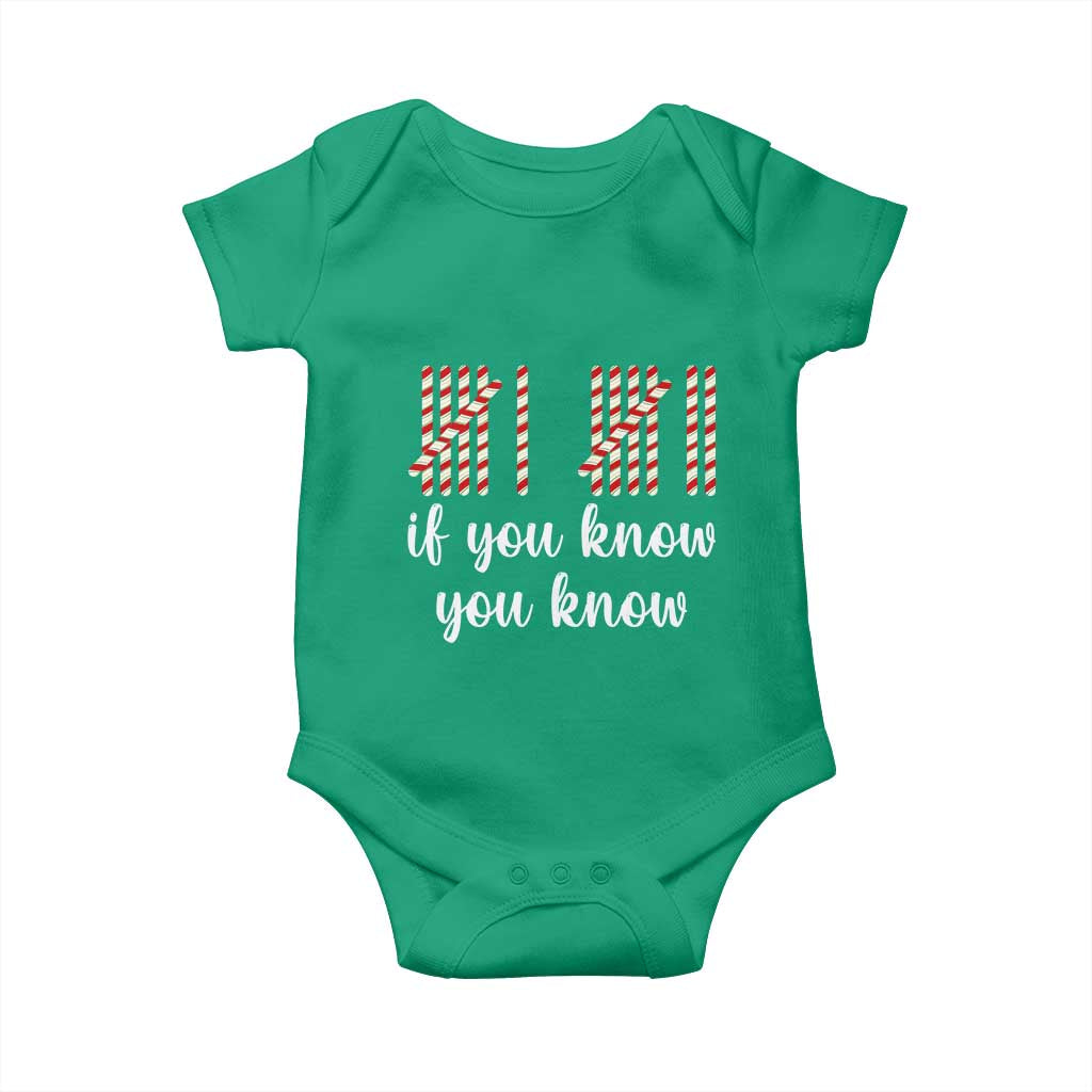 Funny 67 Christmas Baby Onesie If You Know You Know Six Seven Meme Canday Cane TS11 Irish Green Print Your Wear