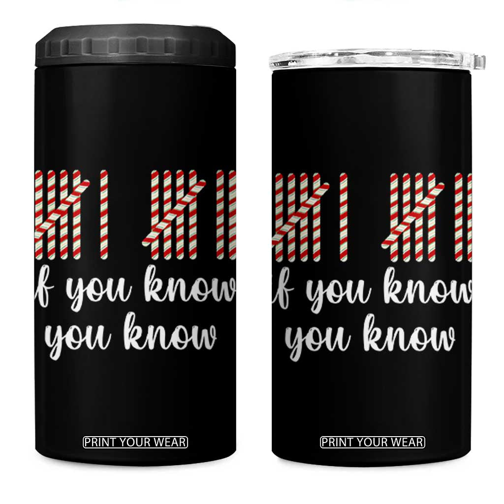 Funny 67 Christmas 4 in 1 Can Cooler Tumbler If You Know You Know Six Seven Meme Canday Cane TS11 One Size: 16 oz Black Print Your Wear