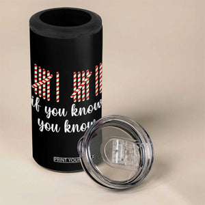 Funny 67 Christmas 4 in 1 Can Cooler Tumbler If You Know You Know Six Seven Meme Canday Cane TS11 Print Your Wear