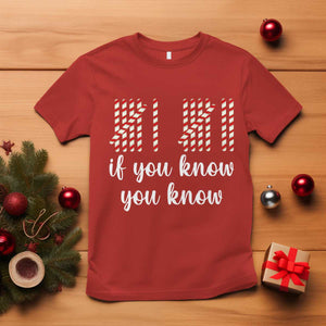 Funny 67 Christmas T Shirt If You Know You Know Six Seven Meme Canday Cane TS11 Red Print Your Wear