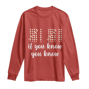 Funny 67 Christmas Long Sleeve Shirt If You Know You Know Six Seven Meme Canday Cane TS11 Red Print Your Wear