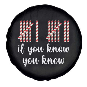 Funny 67 Christmas Spare Tire Cover If You Know You Know Six Seven Meme Canday Cane TS11 Print Your Wear