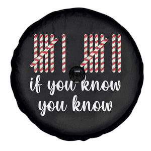 Funny 67 Christmas Spare Tire Cover If You Know You Know Six Seven Meme Canday Cane TS11 Print Your Wear