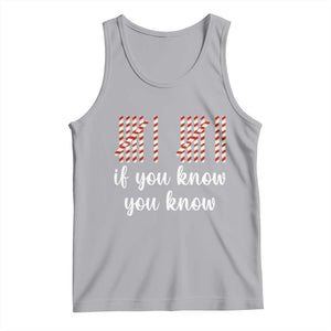 Funny 67 Christmas Tank Top If You Know You Know Six Seven Meme Canday Cane TS11 Athletic Heather Print Your Wear