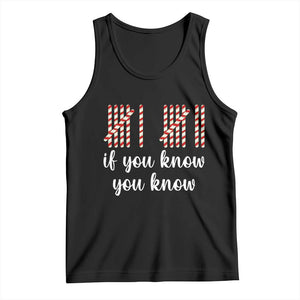 Funny 67 Christmas Tank Top If You Know You Know Six Seven Meme Canday Cane TS11 Black Print Your Wear