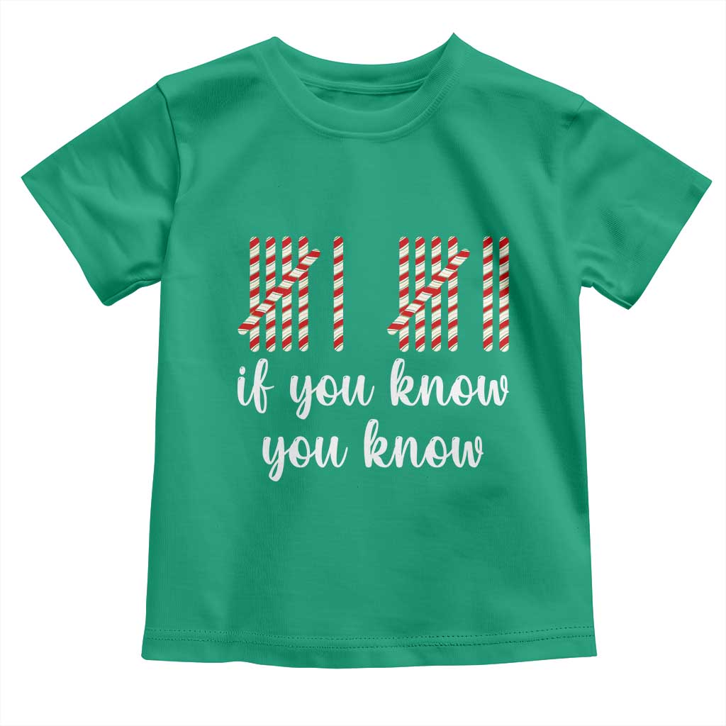 Funny 67 Christmas Toddler T Shirt If You Know You Know Six Seven Meme Canday Cane TS11 Irish Green Print Your Wear