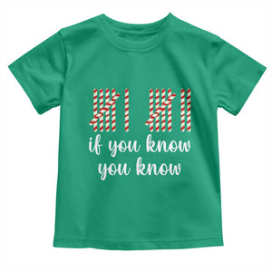 Funny 67 Christmas Toddler T Shirt If You Know You Know Six Seven Meme Canday Cane TS11 Irish Green Print Your Wear