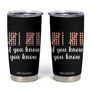 Funny 67 Christmas Tumbler Cup If You Know You Know Six Seven Meme Canday Cane TS11 Black Print Your Wear