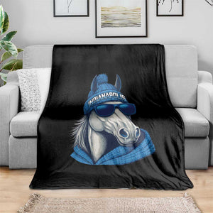 IFC Game Day Throw Blanket Blue Sunglasses Football Game Sport Lover TS11 Print Your Wear