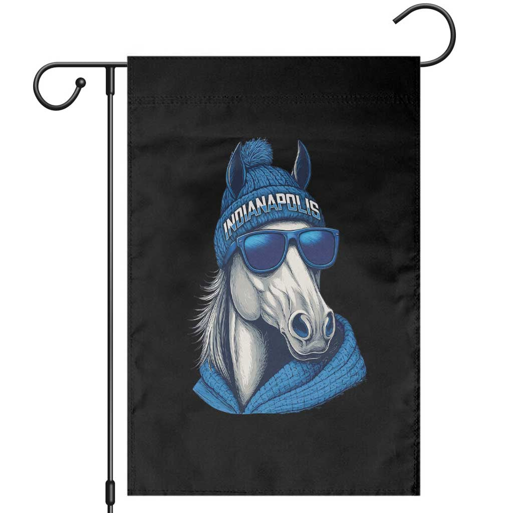 IFC Game Day Garden Flag Blue Sunglasses Football Game Sport Lover TS11 Black Print Your Wear