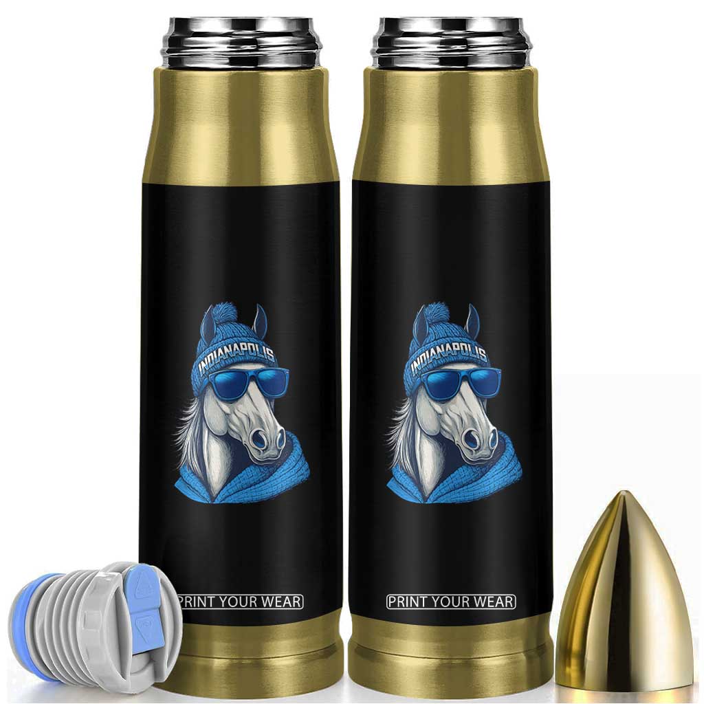 IFC Game Day Bullet Tumbler Blue Sunglasses Football Game Sport Lover TS11 Black Print Your Wear