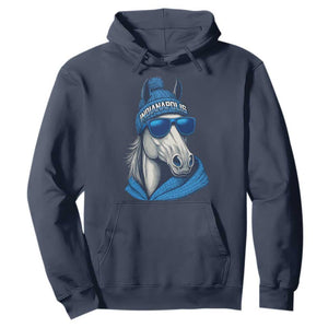 IFC Game Day Hoodie Blue Sunglasses Football Game Sport Lover TS11 Navy Print Your Wear