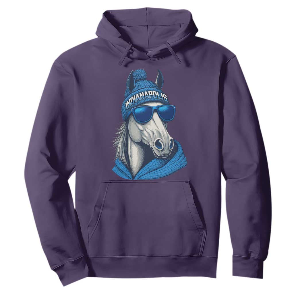 IFC Game Day Hoodie Blue Sunglasses Football Game Sport Lover TS11 Purple Print Your Wear