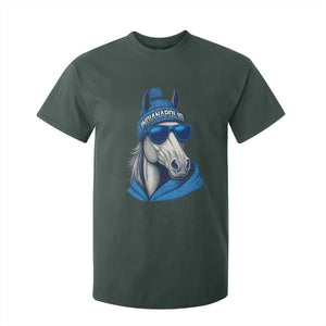 IFC Game Day T Shirt For Kid Blue Sunglasses Football Game Sport Lover TS11 Dark Forest Green Print Your Wear
