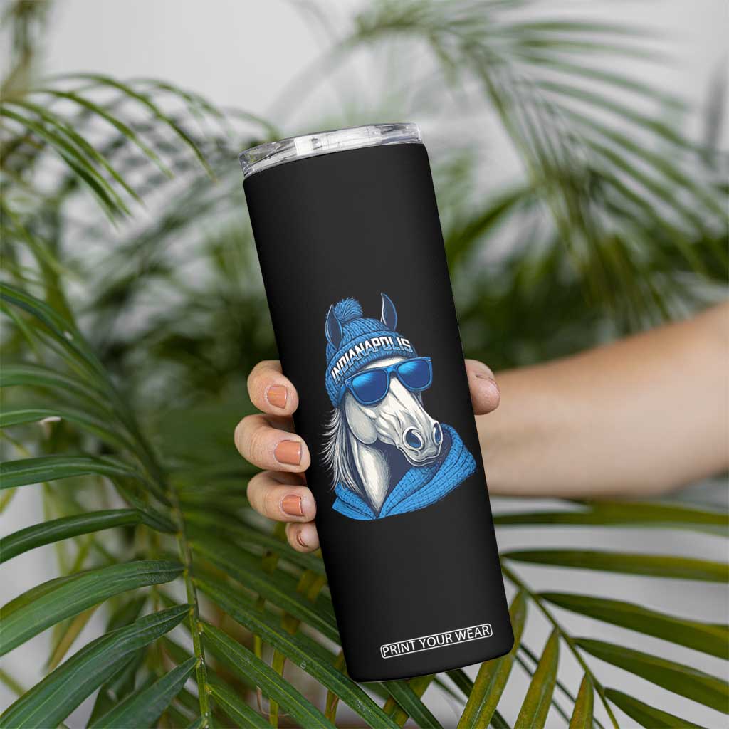 IFC Game Day Skinny Tumbler Blue Sunglasses Football Game Sport Lover TS11 Print Your Wear