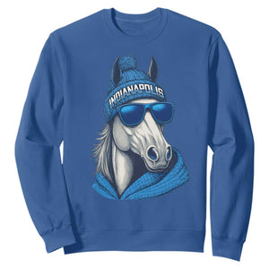 IFC Game Day Sweatshirt Blue Sunglasses Football Game Sport Lover TS11 Royal Blue Print Your Wear