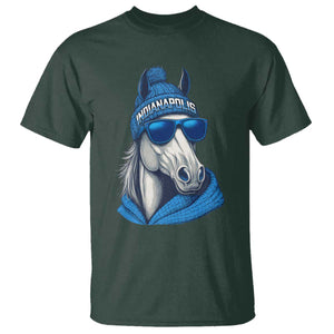 IFC Game Day T Shirt Blue Sunglasses Football Game Sport Lover TS11 Dark Forest Green Print Your Wear