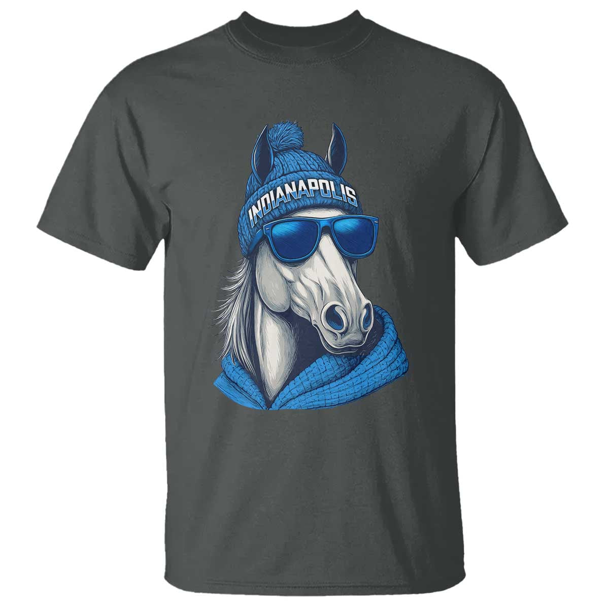 IFC Game Day T Shirt Blue Sunglasses Football Game Sport Lover TS11 Dark Heather Print Your Wear