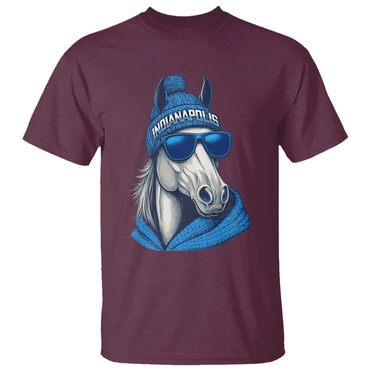 IFC Game Day T Shirt Blue Sunglasses Football Game Sport Lover TS11 Maroon Print Your Wear