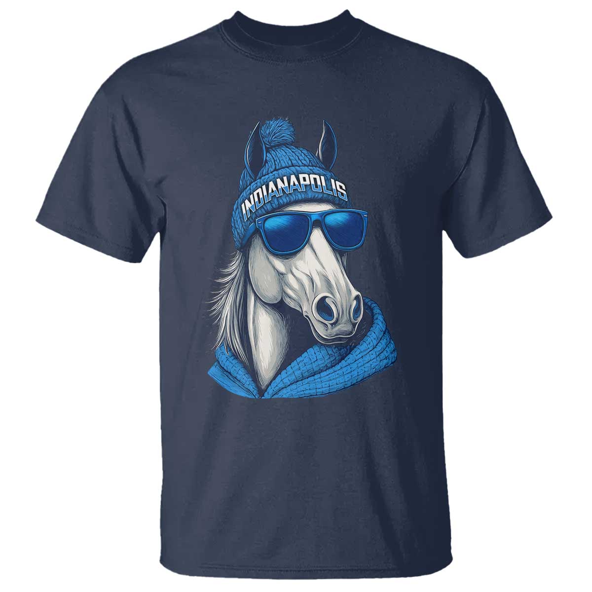 IFC Game Day T Shirt Blue Sunglasses Football Game Sport Lover TS11 Navy Print Your Wear