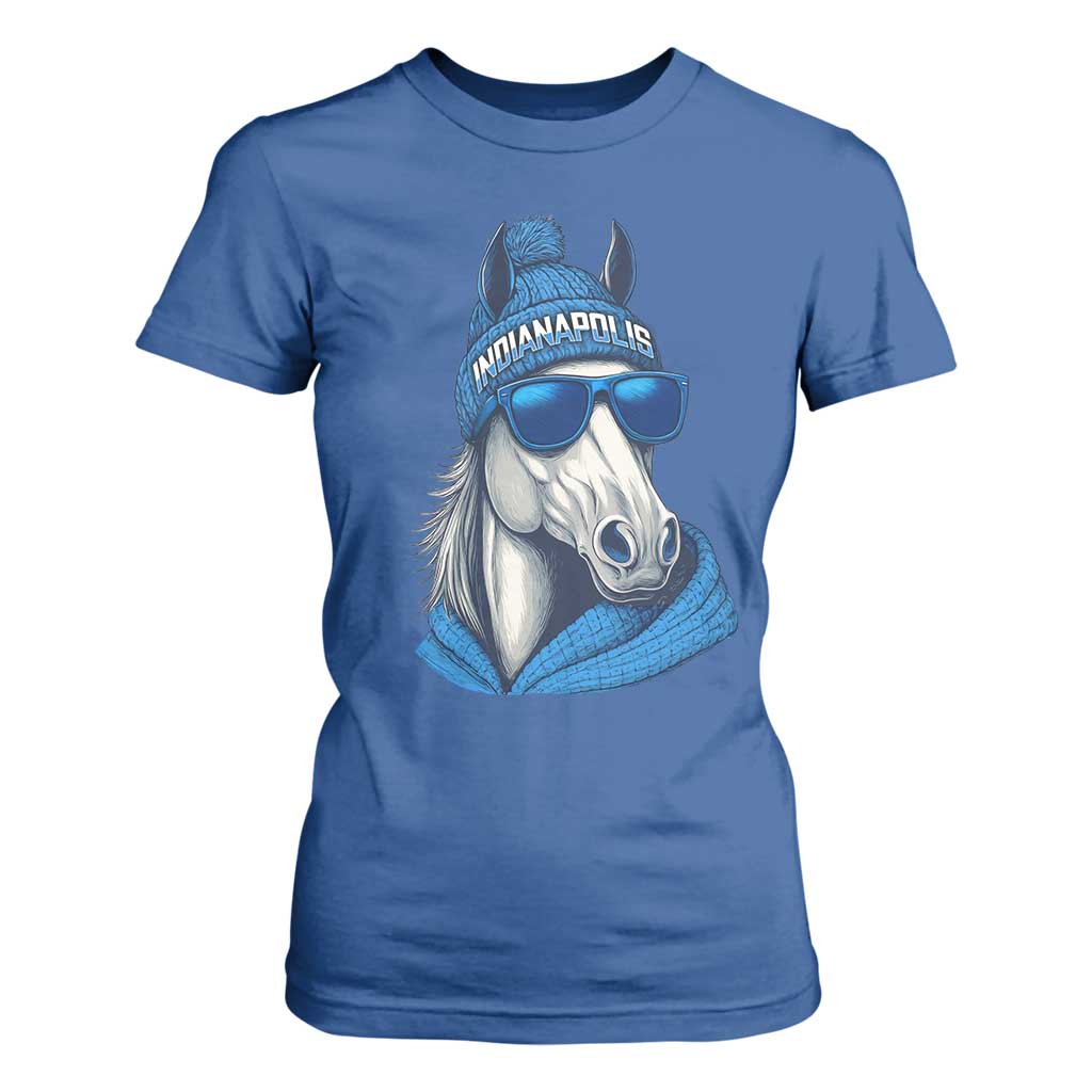 IFC Game Day T Shirt For Women Blue Sunglasses Football Game Sport Lover TS11 Royal Blue Print Your Wear