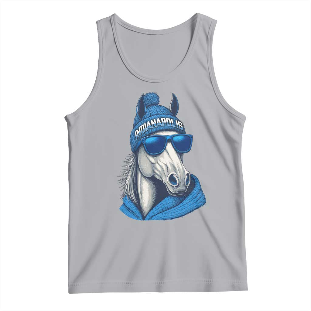 IFC Game Day Tank Top Blue Sunglasses Football Game Sport Lover TS11 Athletic Heather Print Your Wear