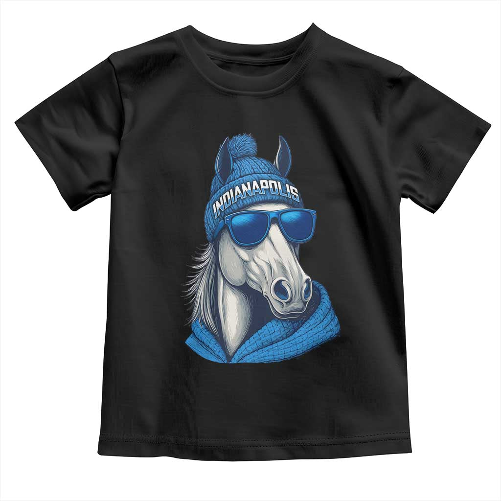 IFC Game Day Toddler T Shirt Blue Sunglasses Football Game Sport Lover TS11 Black Print Your Wear