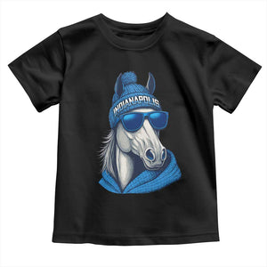 IFC Game Day Toddler T Shirt Blue Sunglasses Football Game Sport Lover TS11 Black Print Your Wear