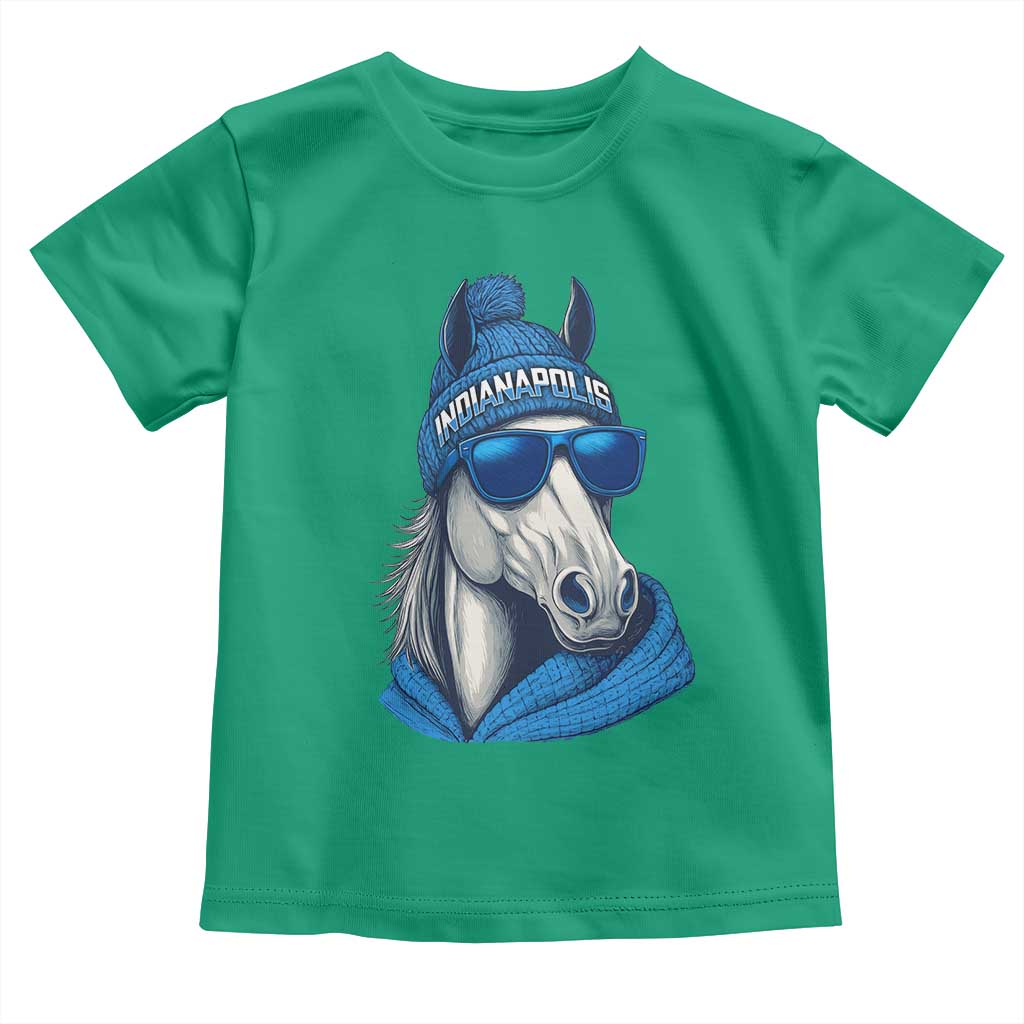 IFC Game Day Toddler T Shirt Blue Sunglasses Football Game Sport Lover TS11 Irish Green Print Your Wear