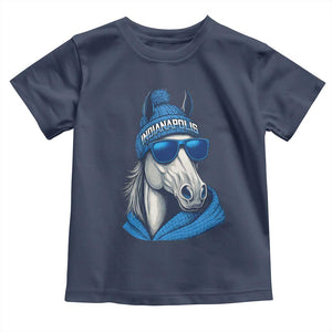 IFC Game Day Toddler T Shirt Blue Sunglasses Football Game Sport Lover TS11 Navy Print Your Wear